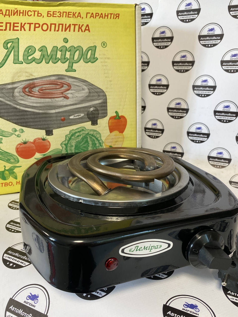 

Электроплитка Лемира однокамфорная (широкий тэн)