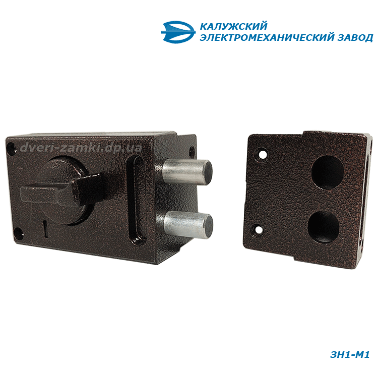 

Замок накладной КЭМЗ ЗН1-М1 (Калуга 2 ригеля)