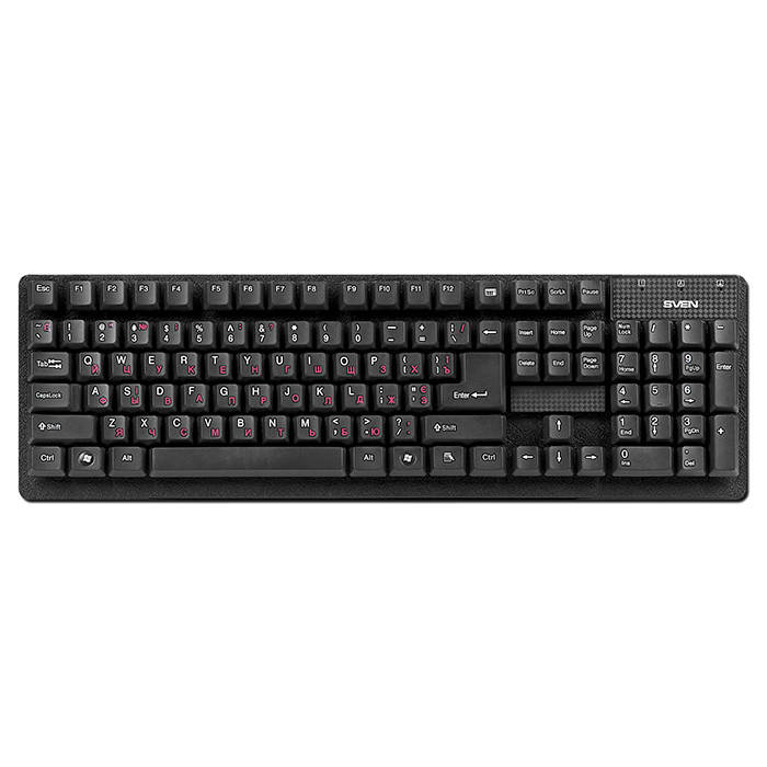 

Клавиатура SVEN Standard 301 USB черная, Черный
