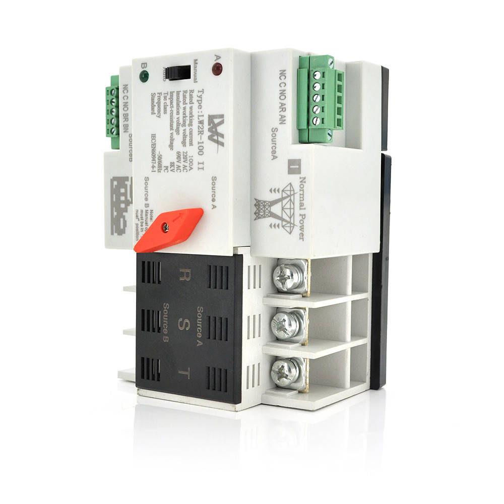 

Интеллектуальный двойной переключатель питания LW2R -100 / 3P