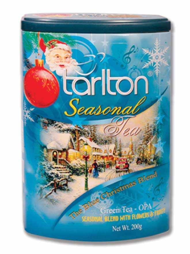 

Чай зеленый Тропический Алое Вера Тарлтон Сияющее рождество The Blue Christmas Tarlton Aloe 200 г с музыкой