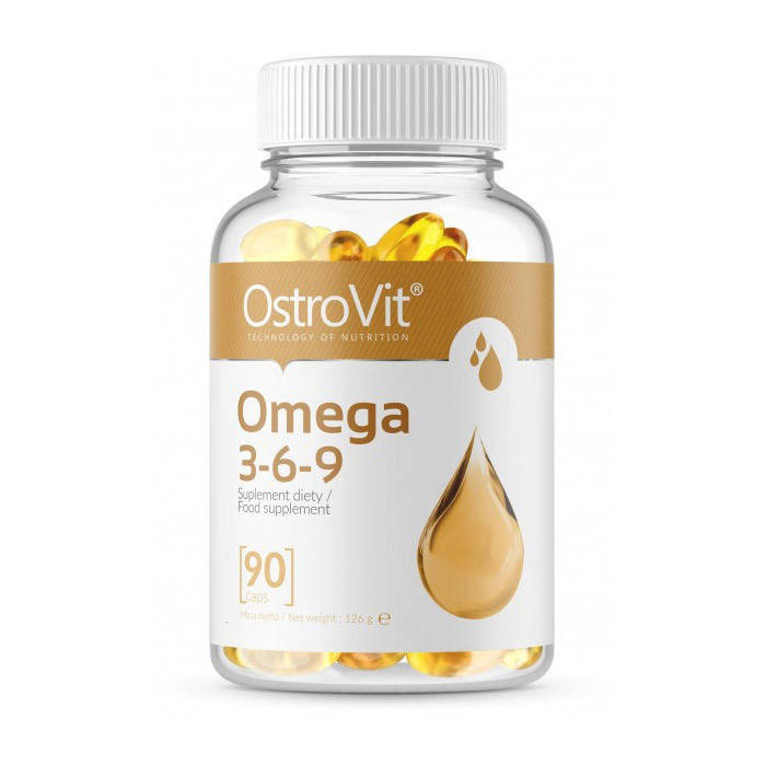 

Омега OstroVit Omega 3-6-9 90 капс Жирные кислоты