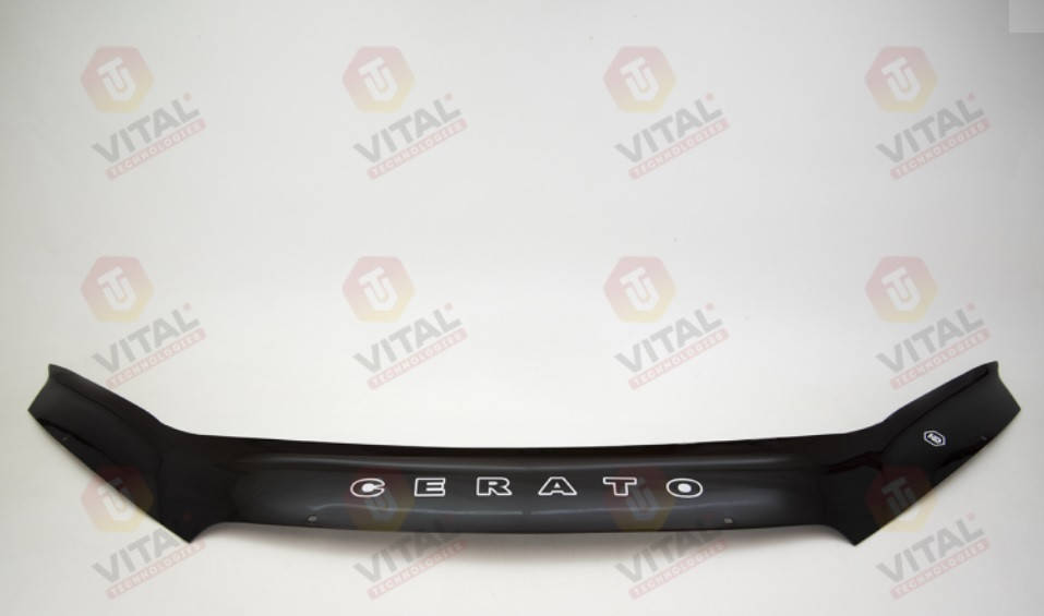 

Дефлектор капота VT52 (мухобойка) Kia Cerato 1 2004-2008, Vip Tuning, KA02