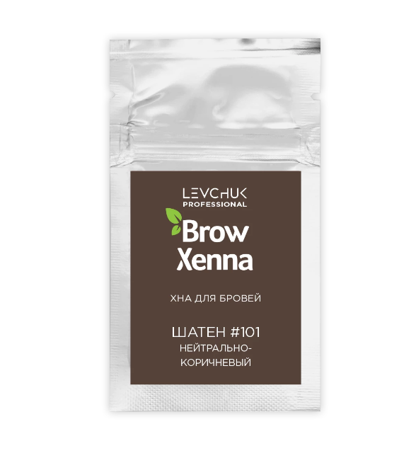 

Brow Henna Хна для бровей Саше Шатен №101 Нейтрально-коричневый 6 гр (500101)