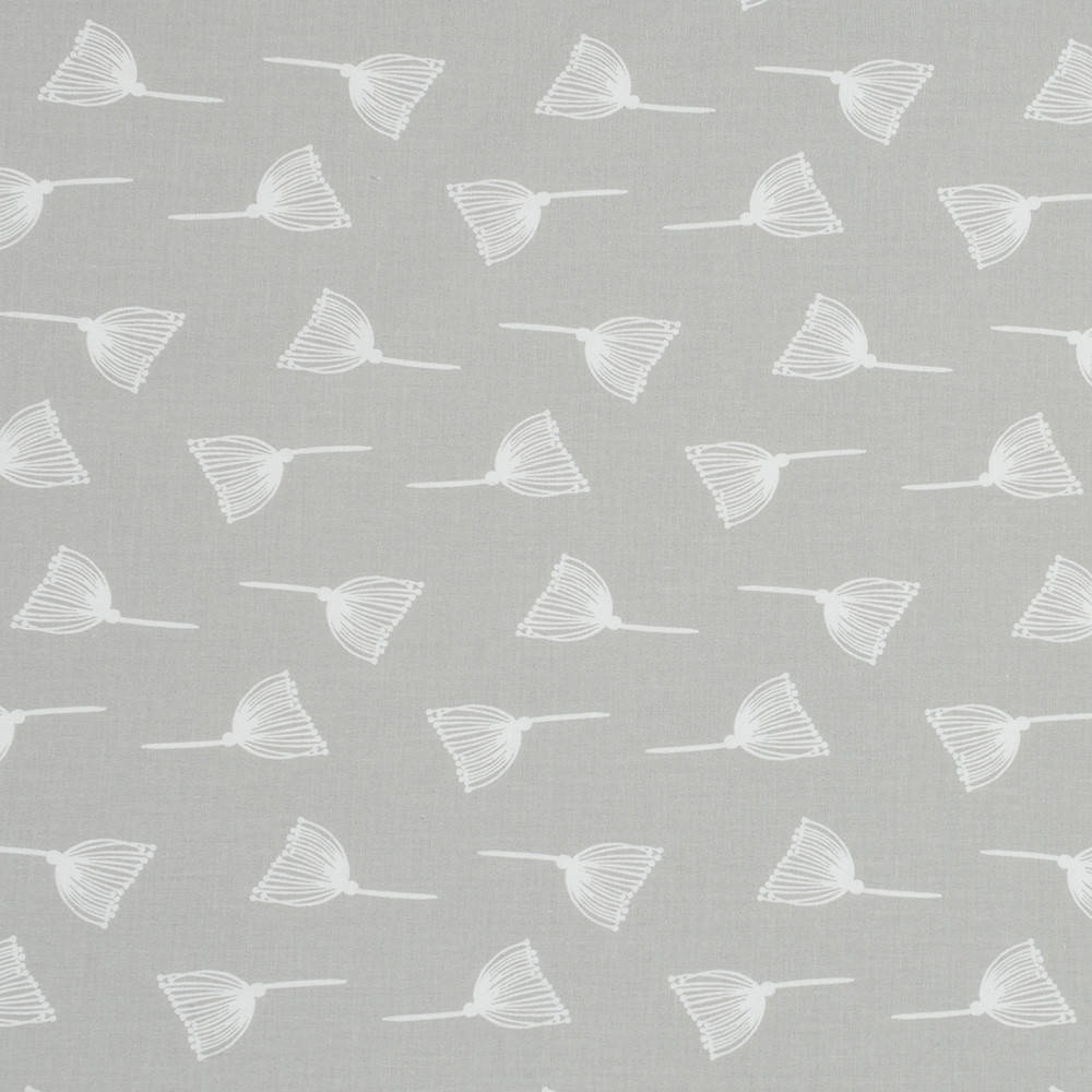 

✁ Отрез хлопковой ткани Одуванчики на сером 100х80 см, Серый