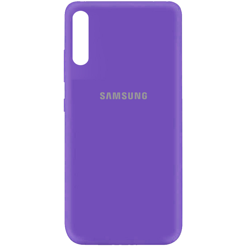 

Силиконовый чехол Silicone Cover на телефон Samsung Galaxy A50 A505F/Самсунг А50, Сиреневый