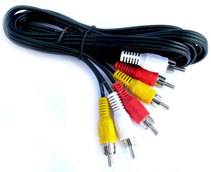 

Шнур 3RCA-3RCA тюльпан-тюльпан 1.2метра TCOM