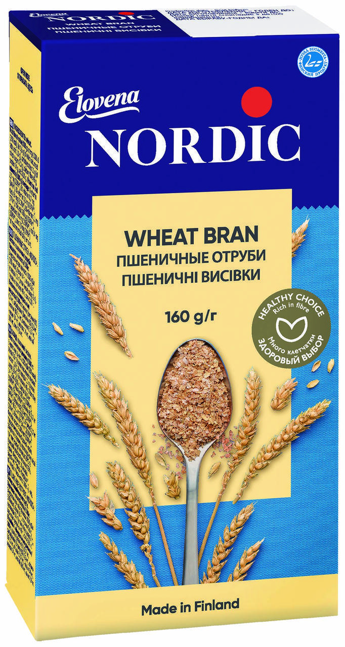 

Пшеничные отруби NORDIC 160г, (10шт/ящ)
