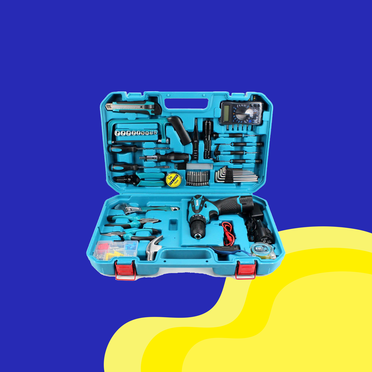 

Шуруповерт Макита с большим набором инструментов DF330DWE (12V, 2Ah) Шуруповерты для ремонта