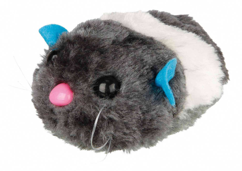 

Trixie Wriggle Toy Игрушка заводная для кошек плюшевый хомяк 7-10 см