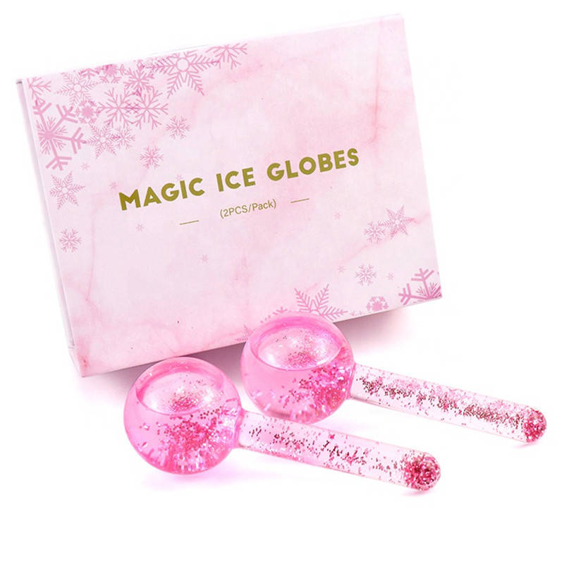 

Криосферы Magic Ice Globes Pink для массажа лица, Розовый