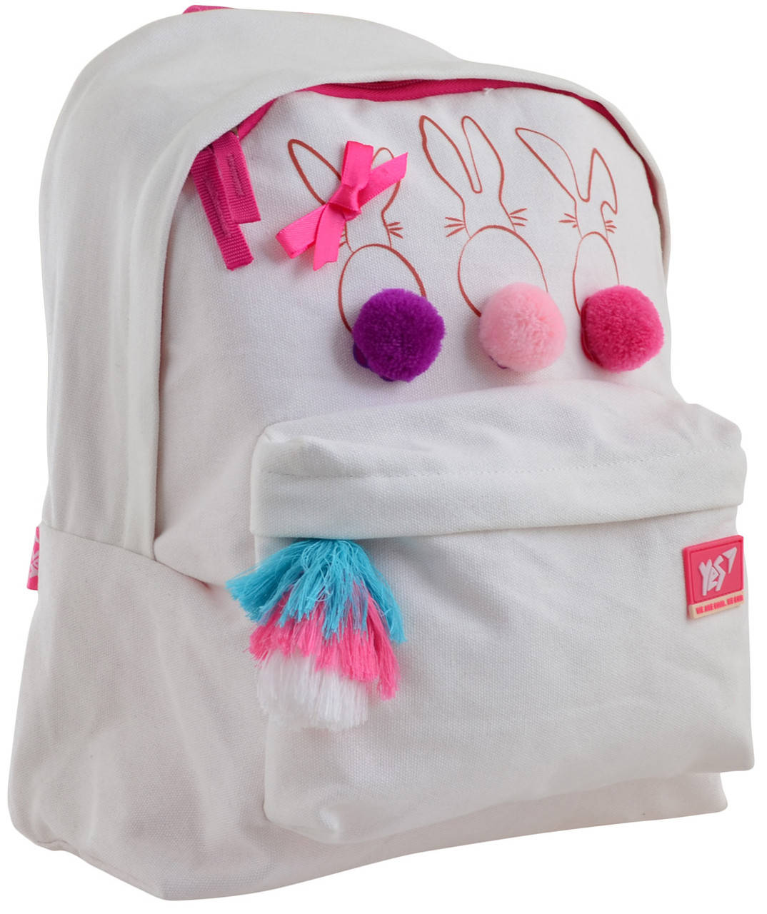 

Рюкзак молодежный YES ST-30 "Funny Bunnies", Белый