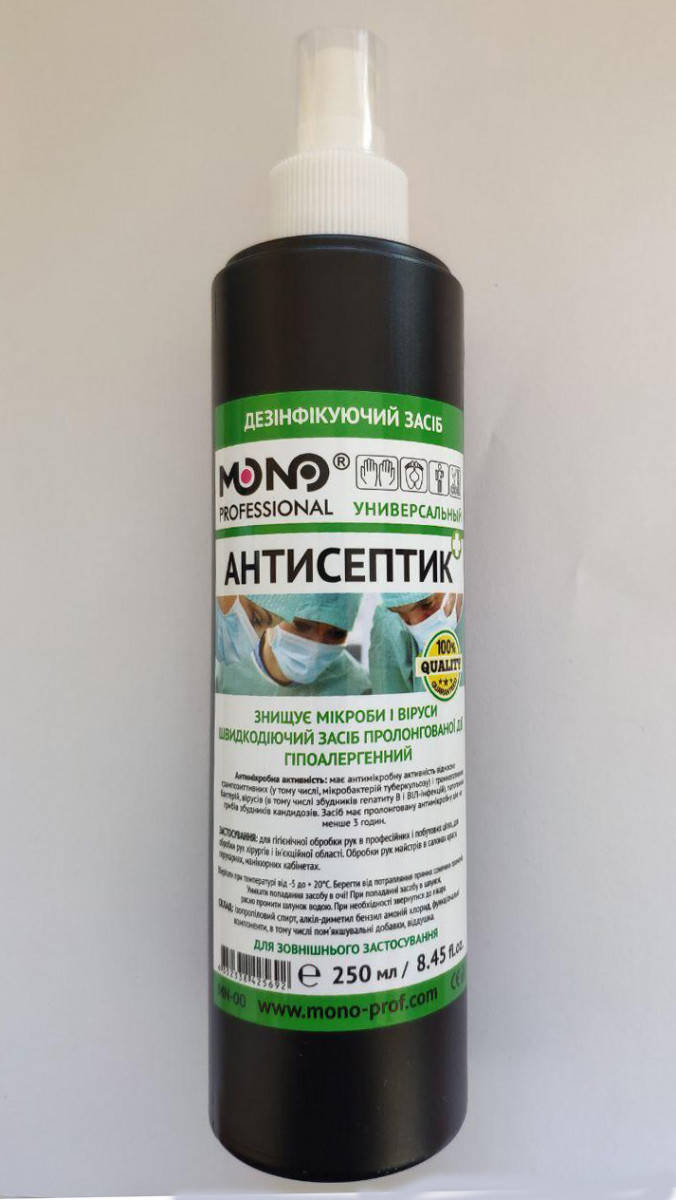 

Anti-септик для рук Mono Professional MN-00 250ml