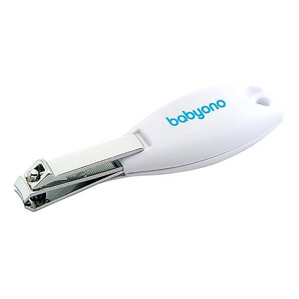 

Косметические щипчики с эргономичной ручкой белые BabyOno (5901435412053)