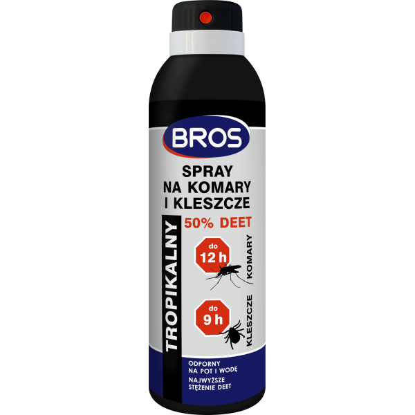 

Средство от комаров клещей и мошек Bros, 180 мл