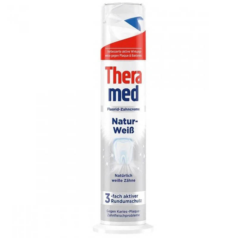

Зубная паста Theramed Natur-Weis Отбеливающая с дозатором 100 мл
