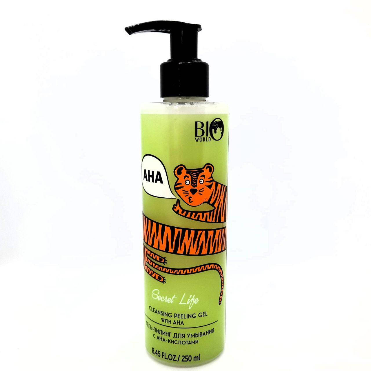 

Гель-пилинг для умывания с AHA кислотами Bio World Secret life Bio World Secret life (250 мл)