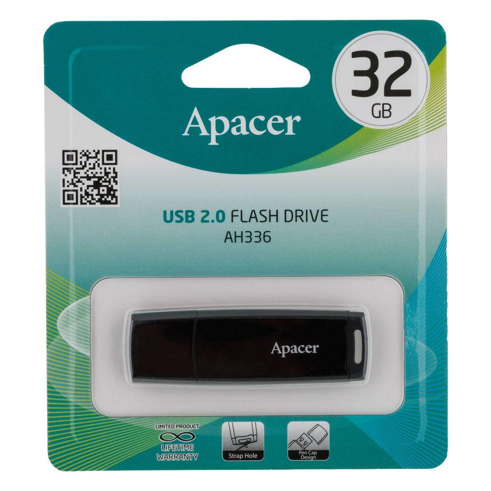 

USB-флешка Apacer AH336 32gb (черный)