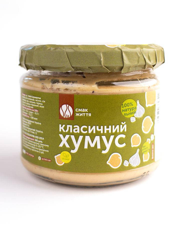 

Классический хумус, 270 гр. полезный