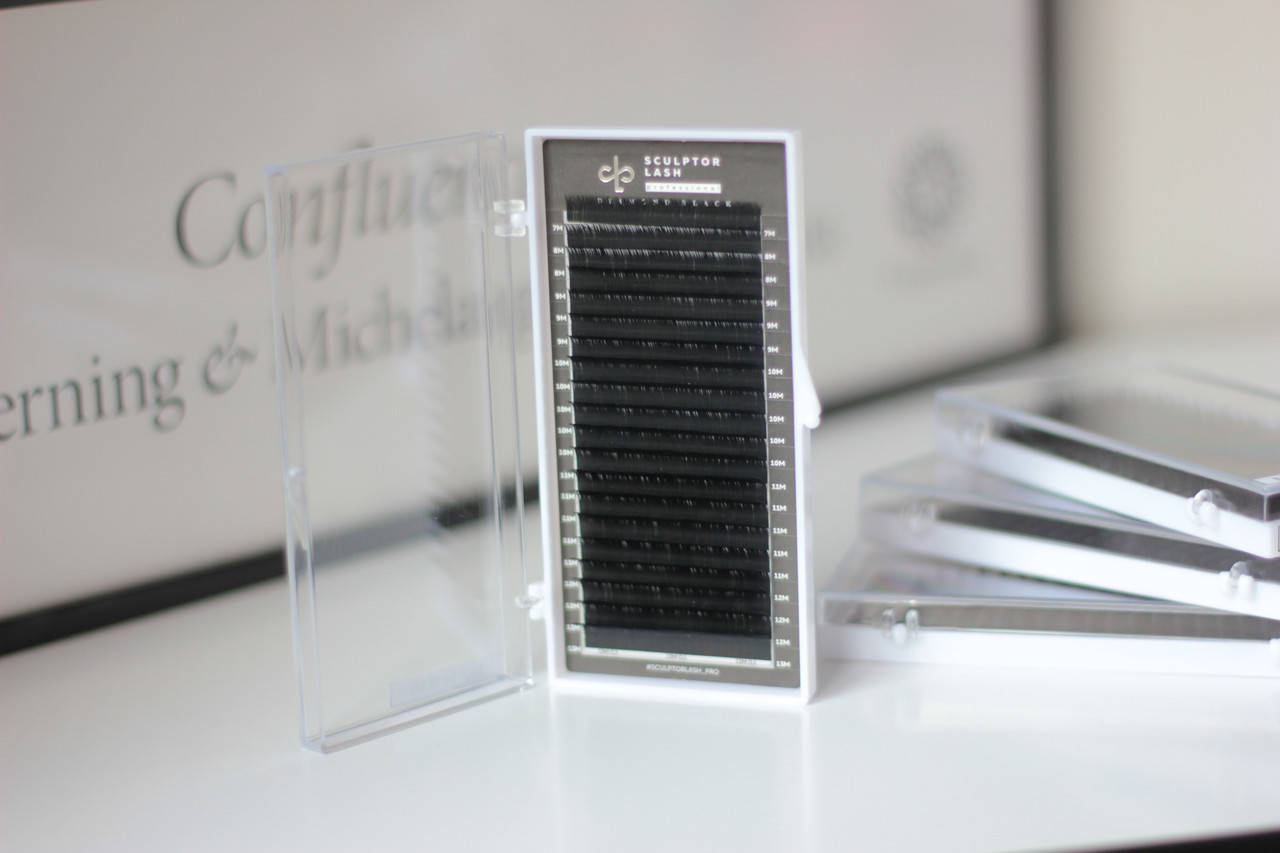 

Вії чорні "DIAMOND BLACK" Sculptor Lash (окрема довжина) Д, 0.10, 9 мм