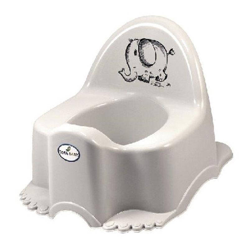

Горшок детский Tega Baby Еко Слоник SL-001 серый