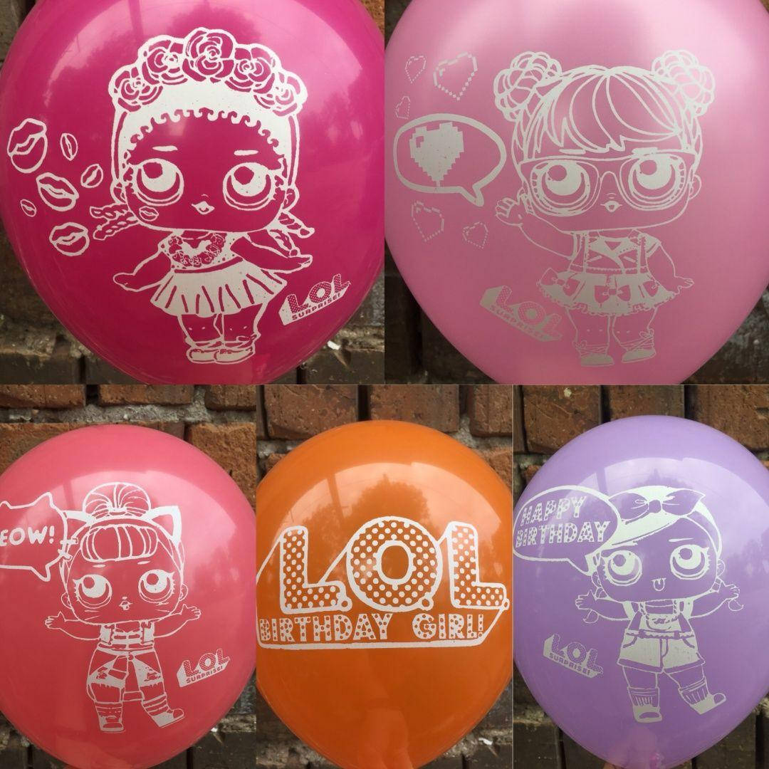 

Шарик воздушный латексный большой № 2 " Куклы L.O.L. ( ЛОЛ ) " в ассортименте , 12" ( 30 см. )