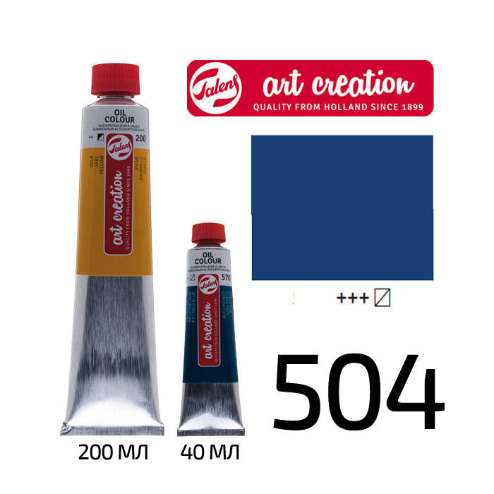 

Краска масляная ArtCreation, (504) Ультрамарин, 200 мл, Royal Talens