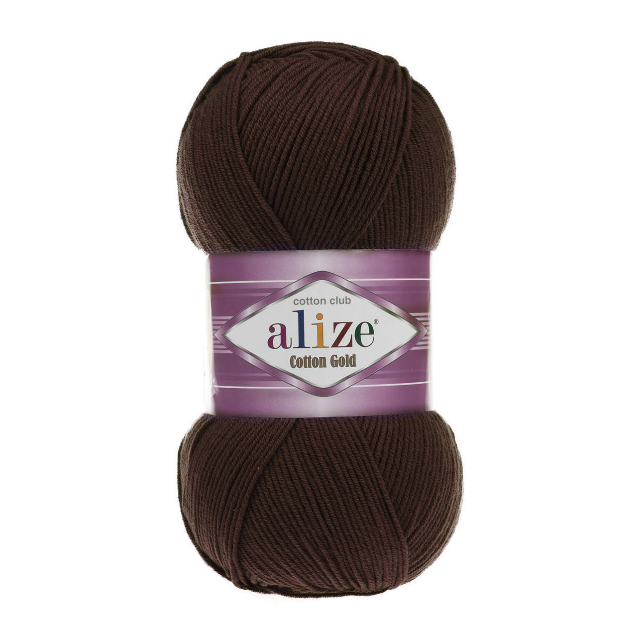 

Alize Cotton Gold (Ализе Коттон Голд) № 26 коричневый (Пряжа хлопок, нитки для вязания)
