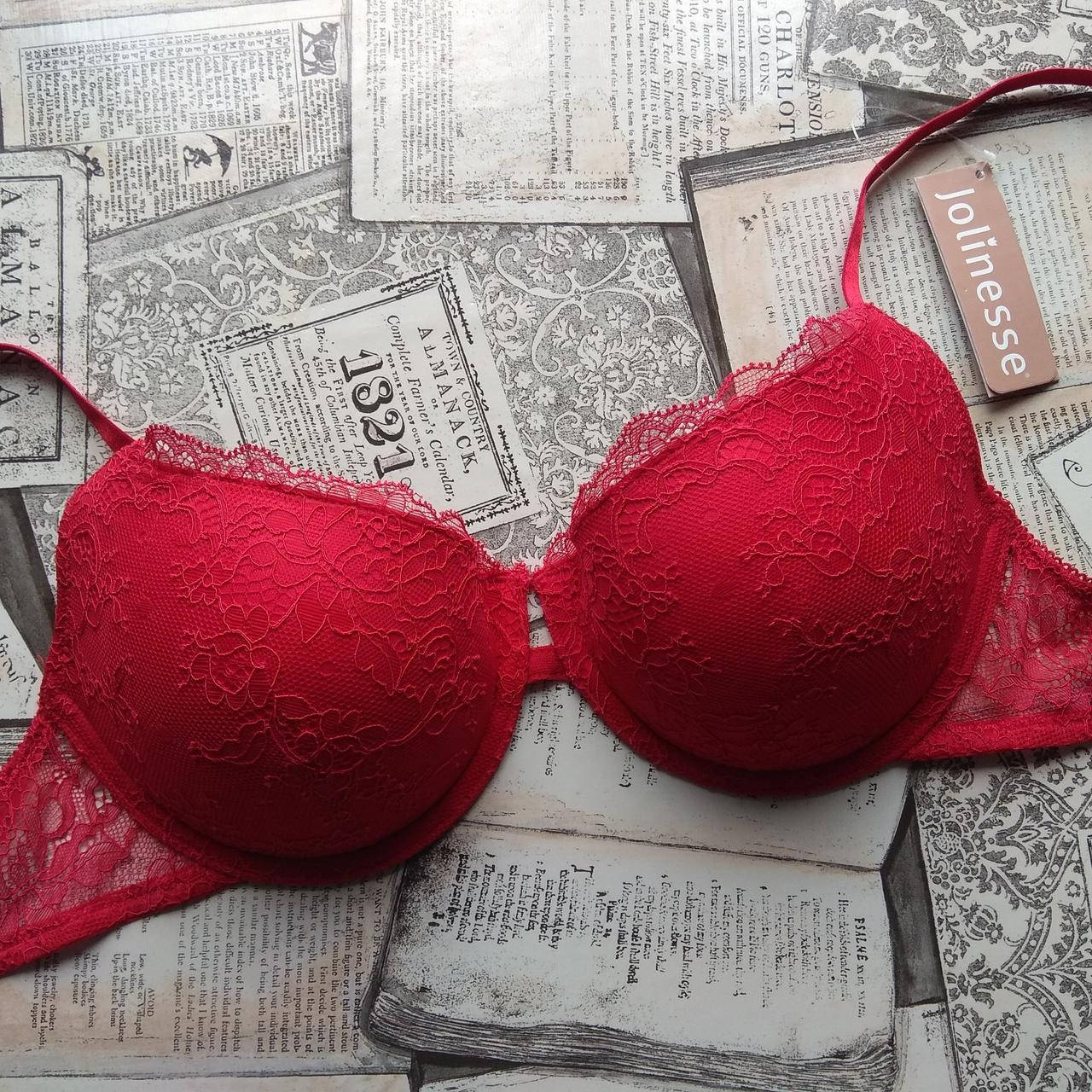 

Бюстгальтер 80В Jolinesse пушап 36B, Красный
