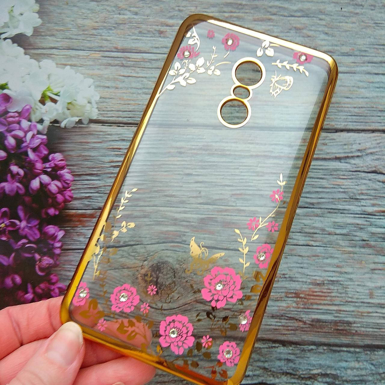 

Чехол для xiaomi redmi note 4 силиконовый с розовой рамкой