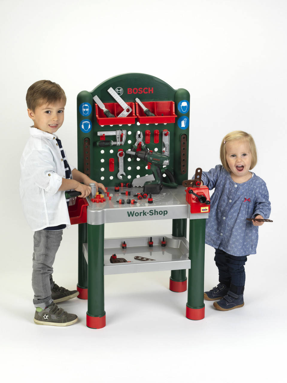 

Детская Мастерская с инструментами, 79 предметов Klein Bosch Mini (8320)