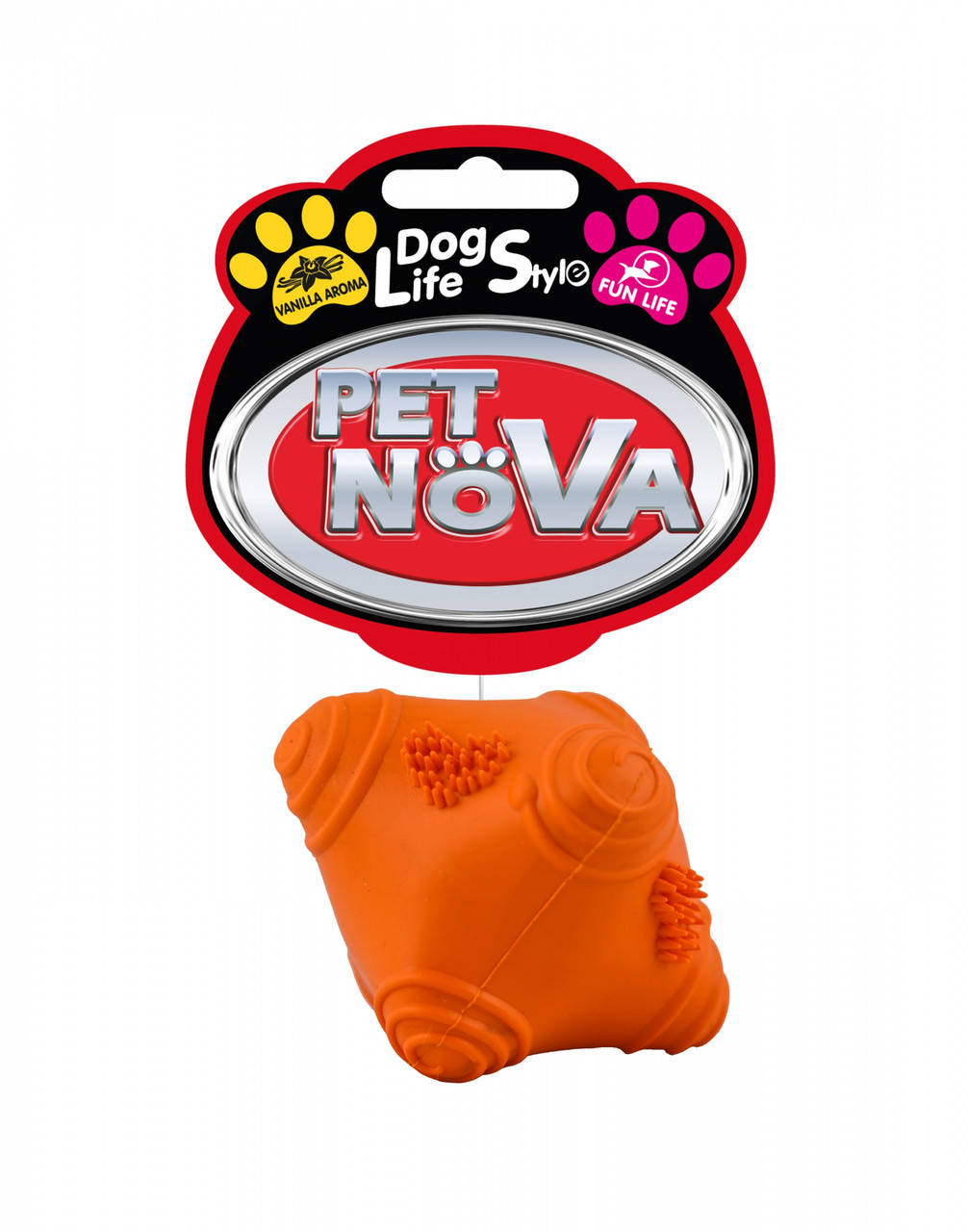 

Игрушка для собак CrazzyBall Pet Nova 5 см оранжевый