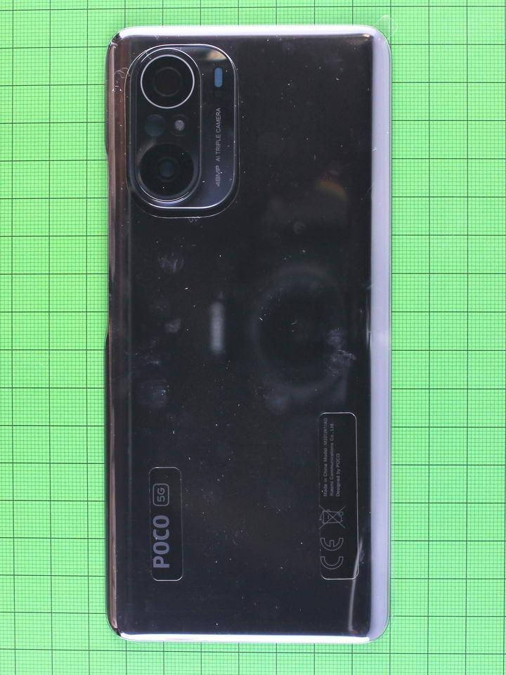 

Задня кришка Xiaomi POCO F3 чорна Оригінал #56000EK11A00