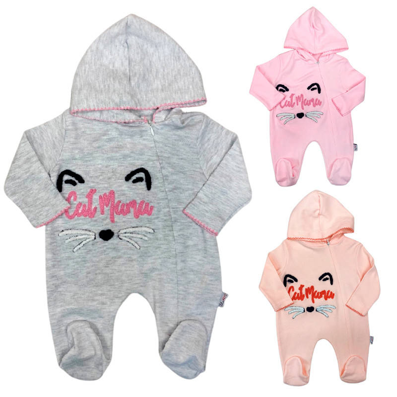 

Детский комбинезон человечек с капюшоном 62-74(3-9м.) арт.546