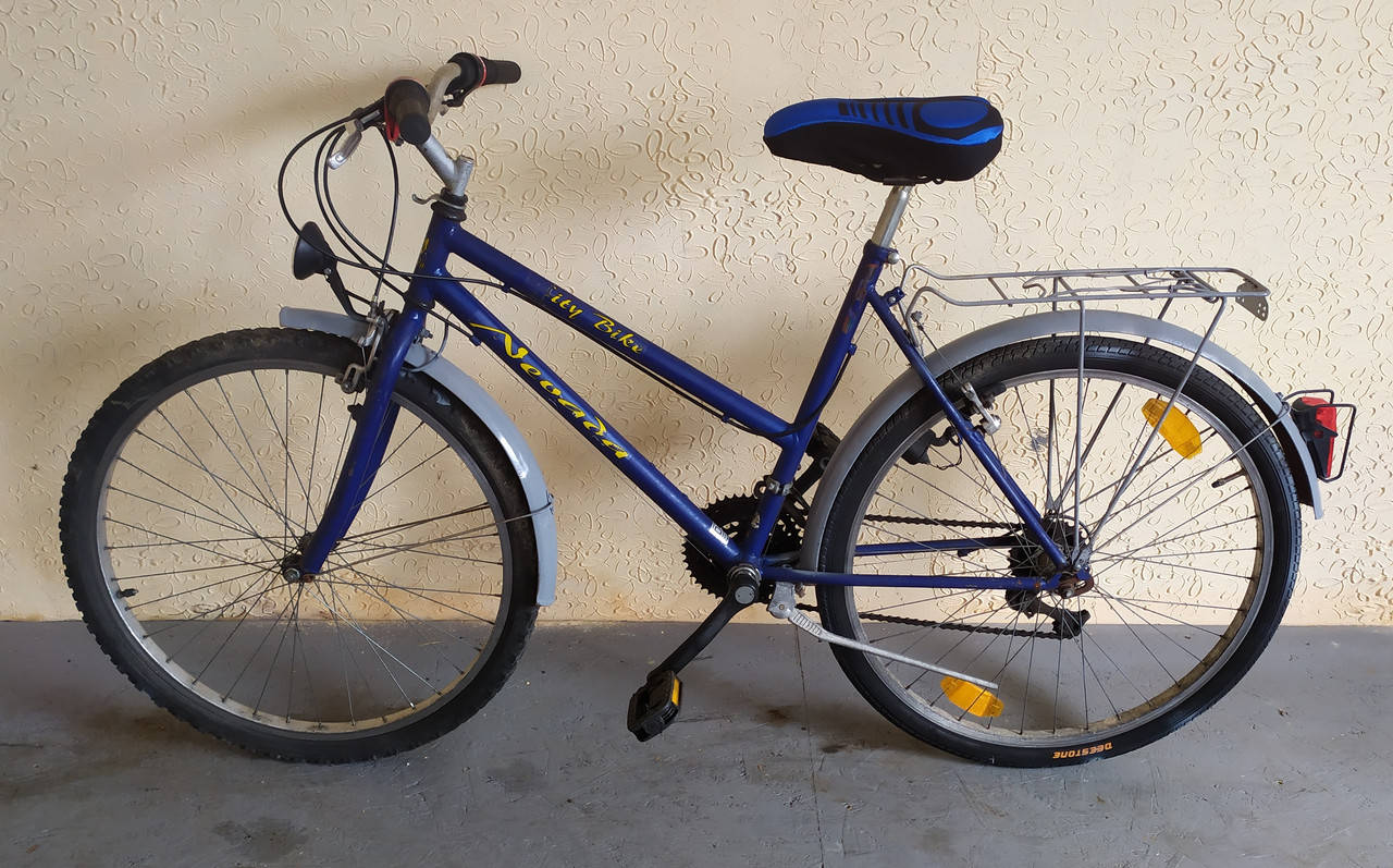 

Немецкий качественный дорожный велосипед Nevada City Bike из Германии, Синий