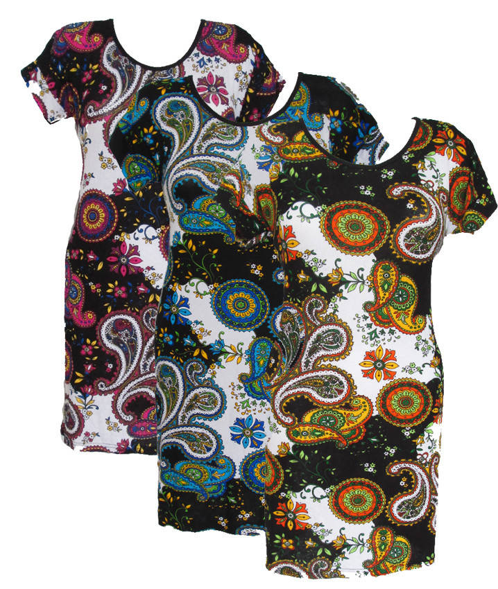 

Туника женская летняя, платье женское с коротким рукавом