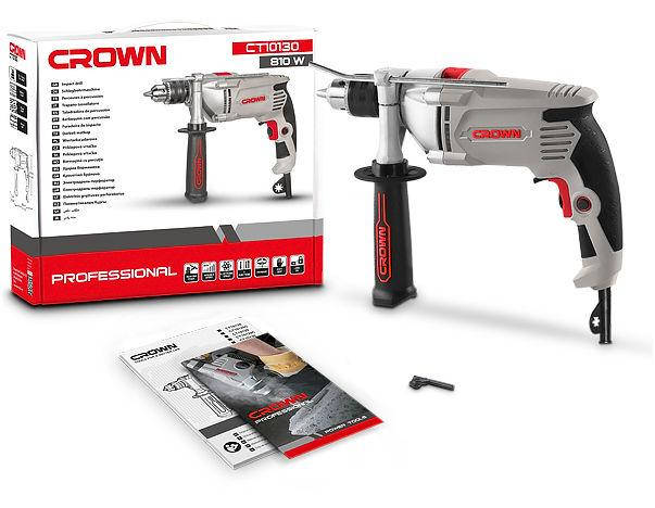 

Дрель ударная Crown CT10130