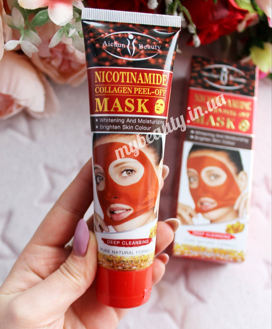 

Маска-плёнка для лица Aichun Beauty Nicotinamide Collagen Peel-Off очищающая 120 мл