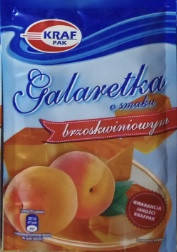 

Желе (Galaretka) зі смаком персика Kraw Pak Польща 70г