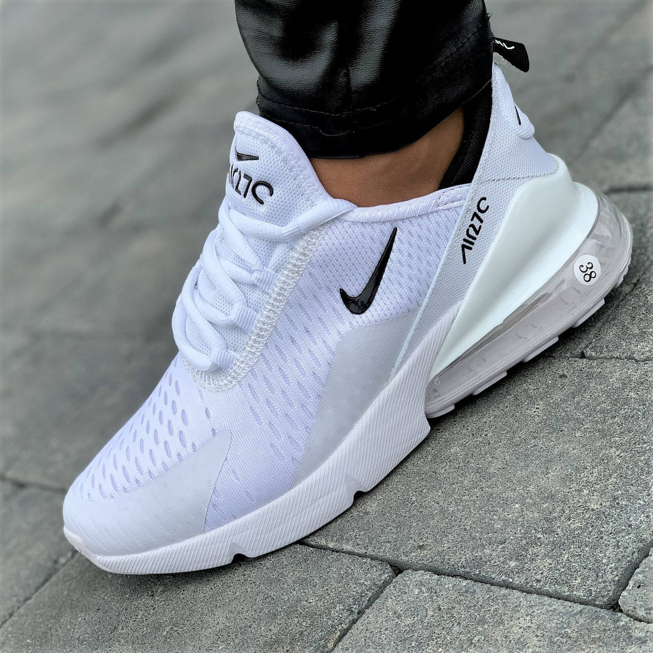 

Кроссовки женские белые сетка Air Max 270 (Код: Б1596) ТОЛЬКО 39р., Белый