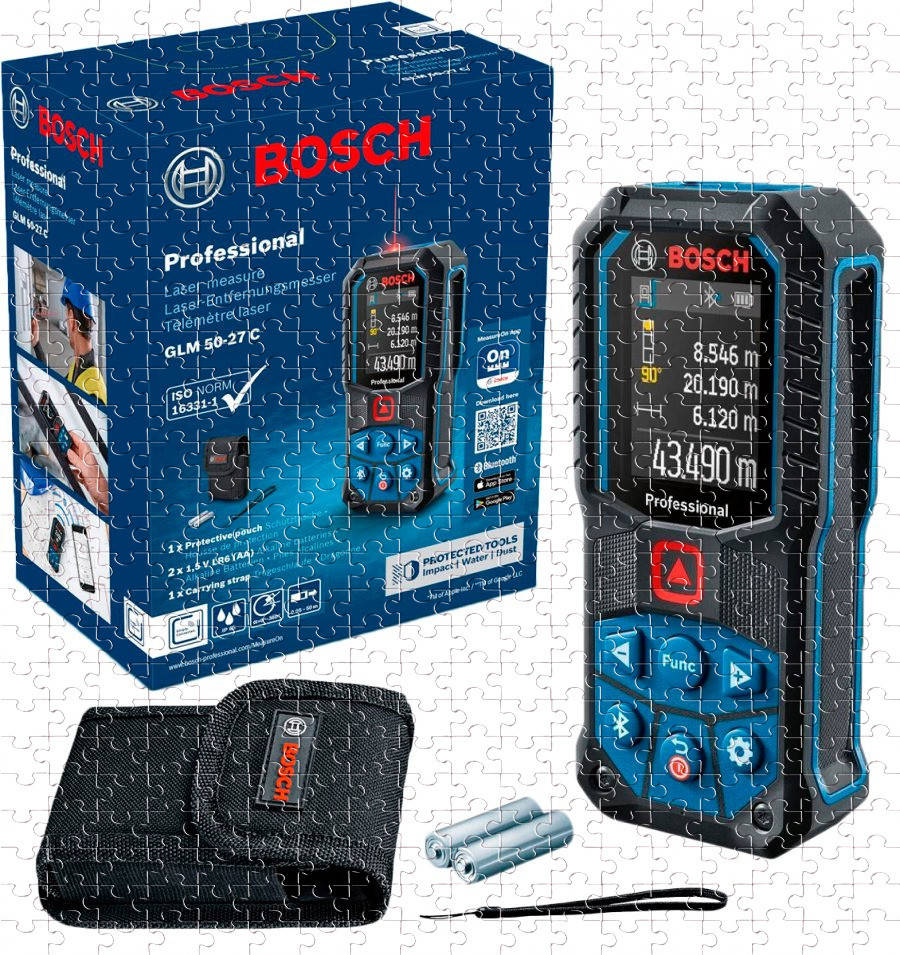 

Лазерный дальномер Bosch GLM 50-27 C Professional