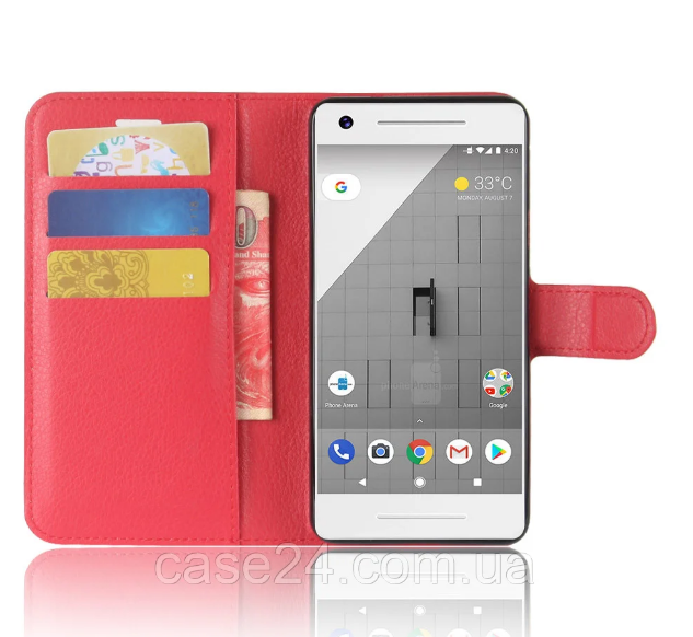 

Чехол книжка Lichee для Google Pixel 3 (9 цветов) красный