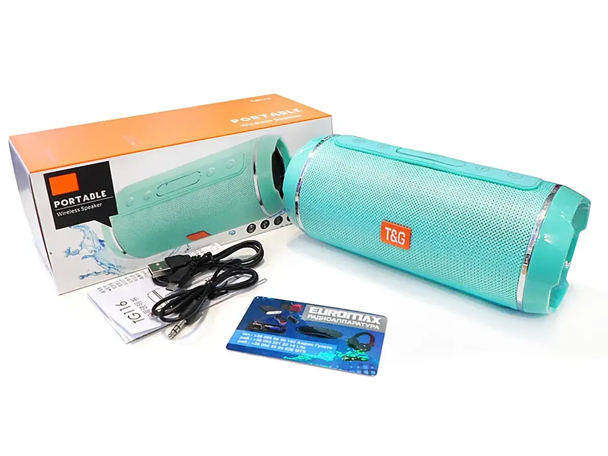 

Минидинамик Bluetooth TG116 30шт 7912
