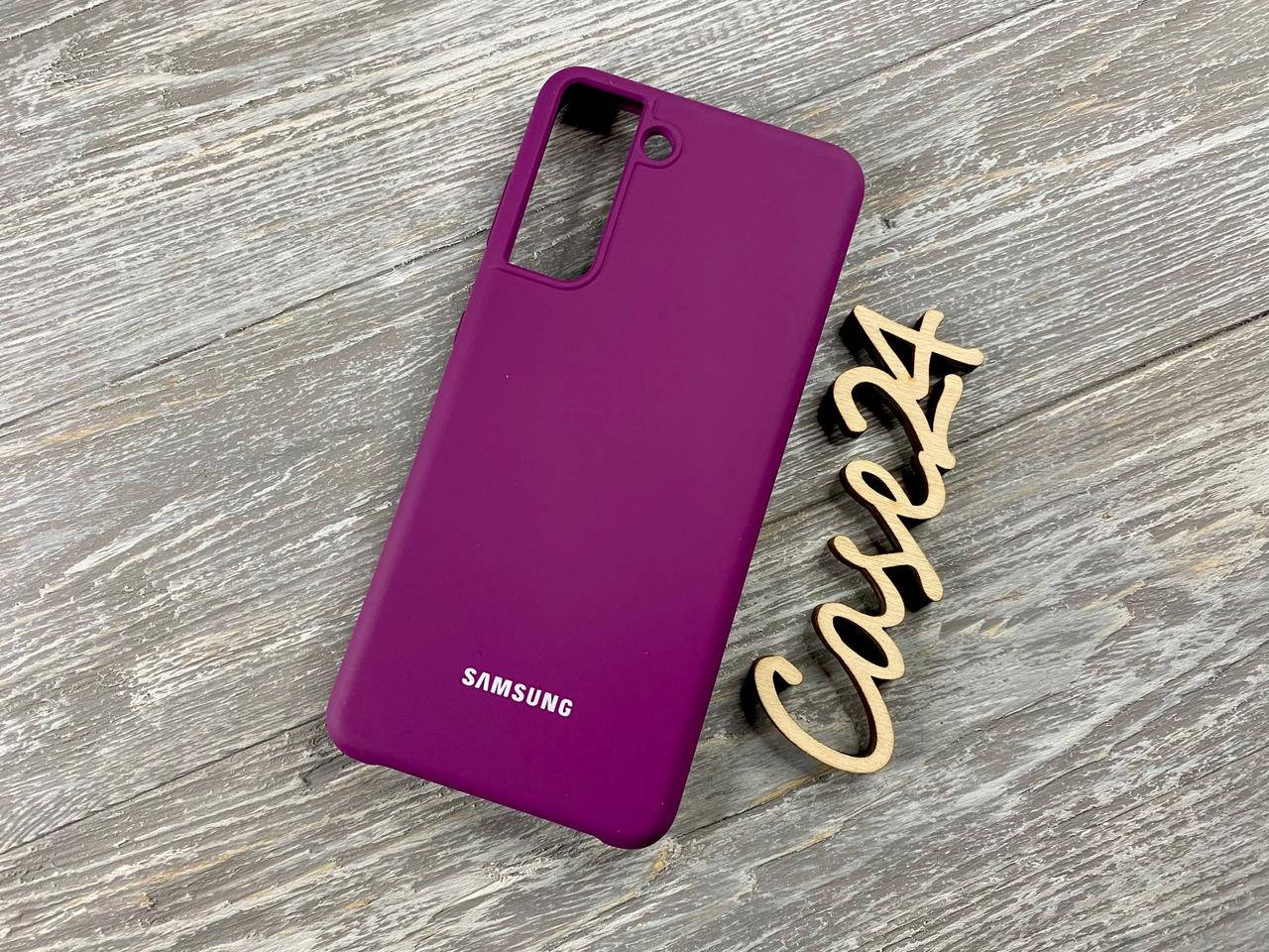 

Чехол Soft touch для Samsung Galaxy S21 (8 цветов) баклажановый