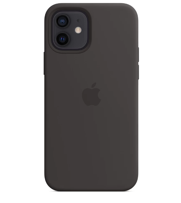 

Силиконовый чехол Silicone Case с MagSafe iPhone 12 и iPhone 12 Pro/Айфон 12 и Айфон 12 Про Черный