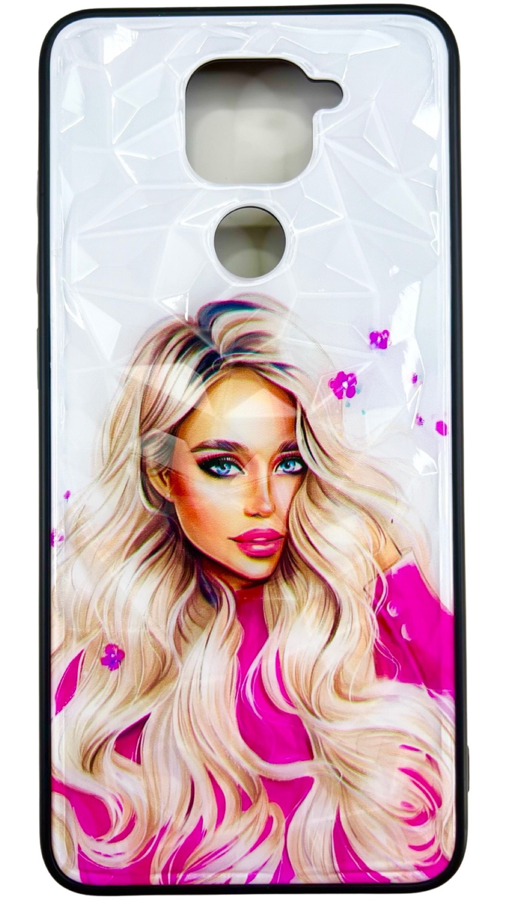 

Чехол накладка New Prisma для Xiaomi Redmi Note 9 (на редми ноут 9) Pink, Желтый