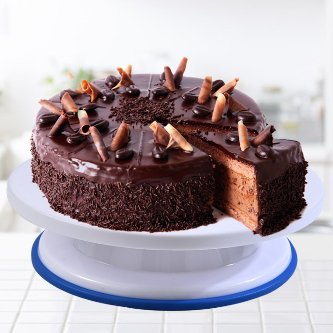 

Крутящийся кондитерский столик 28 см нескользящий