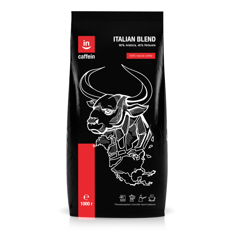 

Кофе Caffein Italian blend 1 кг