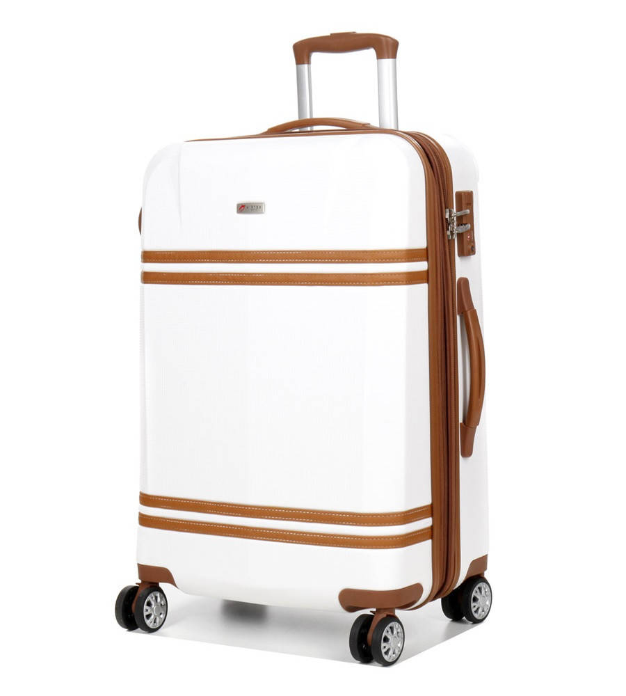 

Чемодан дорожный  (M) поликарбонат Airtex 949 64 л 66х45х24 см Белый (White