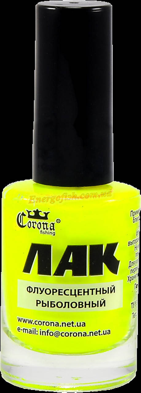 

Лак рыболовный "Corona" Желтый (флуоресцентный)